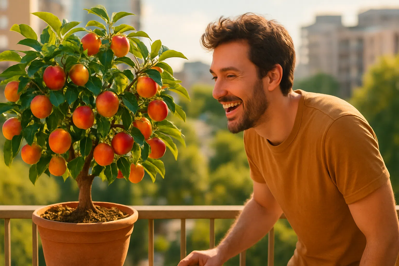 découvrez l'arbre fruitier en pot qui grandit rapidement et égaye vos repas ! parfait pour les gourmets, il offre des fruits délicieux tout en ajoutant une touche de verdure à votre balcon ou jardin. cultivez votre propre oasis fruitière facilement !